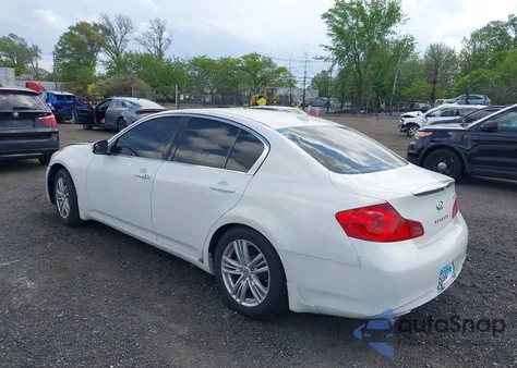2012 Infiniti G25 Journey from USA, damaged, VIN JN1DV6AP5CM700338